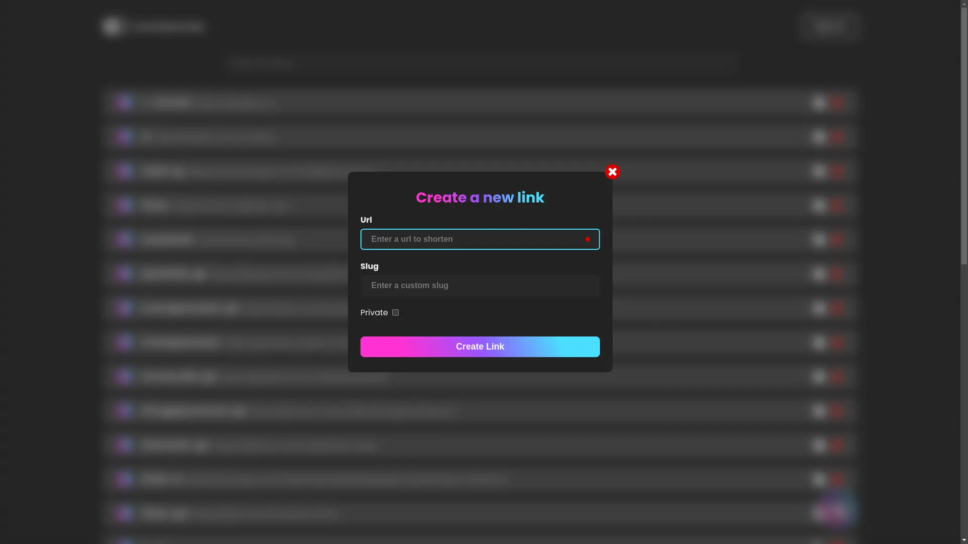 Screenshot of Links.